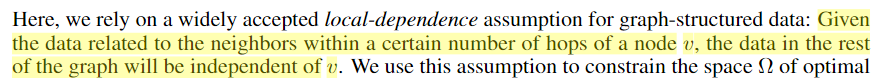 local-dependence assumption